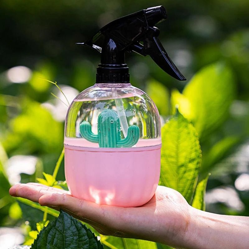 Sprühflasche mit Kaktus-Motiv, verschiedene Farben -KAKTOS