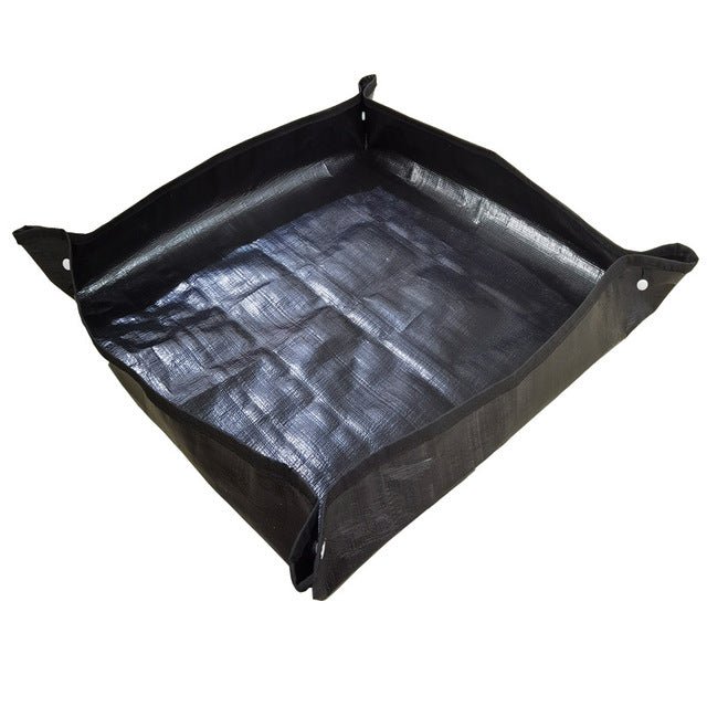 Pflanzmatte: Unterlage für sauberes Gärtnern, 65x65cm, schwarz -KAKTOS