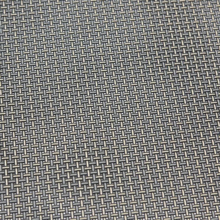Tischset 2er-Pack, PVC, grau-metallic, 33x45 cm, Oekotex 100 -KAKTOS Pflanzen & Zubehör