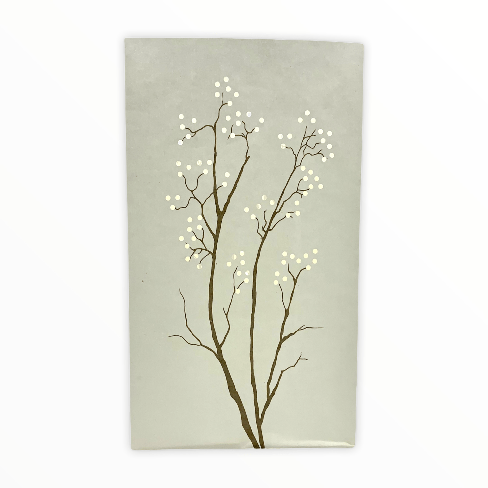 Dekorative Lichttüte &quot;Design Baum&quot; - 8er Set mit Maxi Teelichtern -KAKTOS Pflanzen &amp; Zubehör