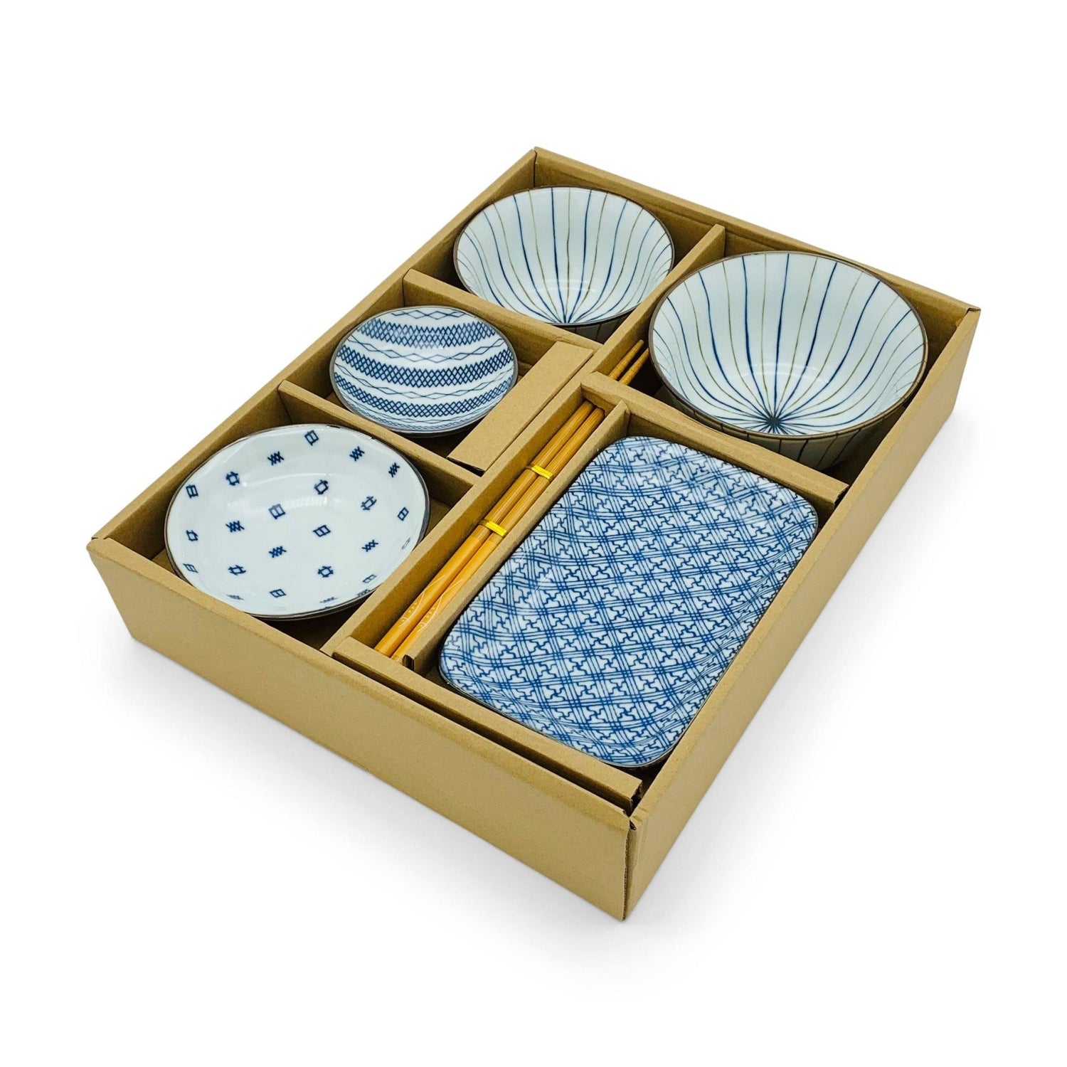 Japanisches Sushi-Set (6 Teile) für eine Person -KAKTOS Pflanzen &amp; Zubehör