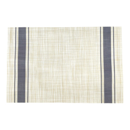 Outdoor Tischset 2er-Pack, PVC, blau, 33x45 cm, Oekotex 100 -KAKTOS Pflanzen &amp; Zubehör