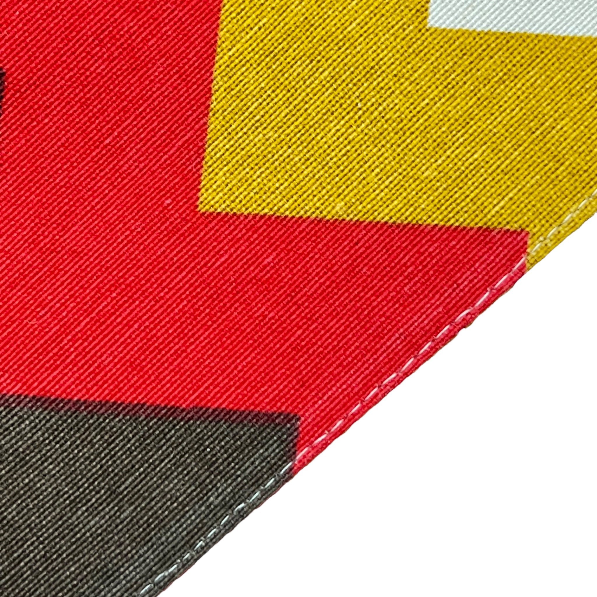 Outdoor Wende-Tischset 2er-Pack mit ZickZack-Muster, mehrfarbig, 33x45 cm, Oekotex 100 -KAKTOS Pflanzen &amp; Zubehör