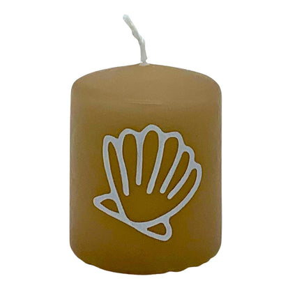 Stumpenkerzen Mix Maritim 4er Set - Safe Candle -KAKTOS Pflanzen &amp; Zubehör